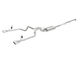 Chevrolet Silverado 1500 Performance Exhaust - Rear - aFe - Vulcan Series 304 Stainless Steel Cat-Back w/ Polished Tips - `19-`25