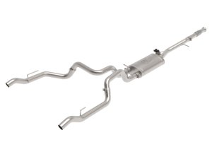 Chevrolet Silverado 1500 Performance Exhaust - Rear - aFe - Gemini XV Cat-Back - `19-`25