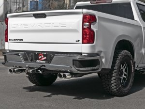 GMC Sierra 1500 Performance Exhaust - aFe - Cat Back, Gemini XV, 304 SS, Electronically Controlled Valve - Black - `19-`21