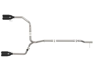 GMC Sierra Performance Exhaust - aFe - Vulcan Series DPF-Back - Black - `23-`24