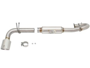 Scion TC Performance Exhaust - Rear - aFe - Axle Back Takeda - Polished - `11-`16
