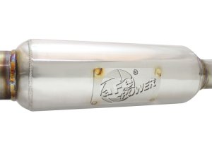 Scion TC Performance Exhaust - Rear - aFe - Axle Back Takeda - Polished - `11-`16