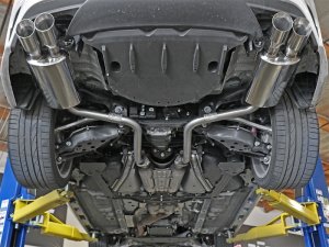 Lexus RC Performance Exhaust - aFe - Axle Back with Polished Tips - `16-`17