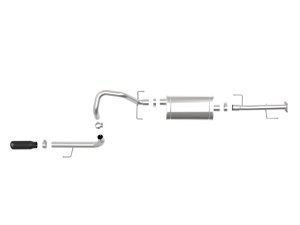 Toyota 4Runner Performance Exhaust - aFe - MACH Force-XP 2.5in 304-SS Cat-Back - Black - `10-`24