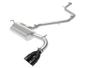Toyota C-HR Performance Exhaust - aFe - Cat Back Takeda 304 Stainless Steel - Black - `18-`22