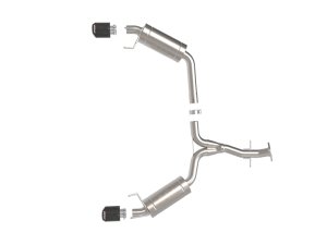 Lexus IS250 Performance Exhaust - Rear - aFe - Axle-Back w/ Carbon Tips - `06-`13