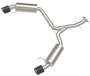 Lexus IS350 Performance Exhaust - Rear - aFe - Axle-Back w/ Carbon Tips - `06-`13