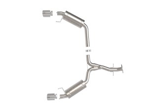 Lexus IS350 Performance Exhaust - Rear - aFe - Axle Back - Polished - `06-`13