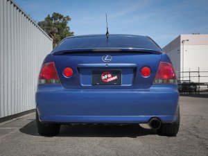 Lexus IS300 Performance Exhaust - aFe - Takeda Cat Back - Carbon Fiber - `01-`05