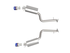 Lexus IS350 Performance Exhaust - aFe - Axle-Back, Blue Tip - Blue - `14-`22