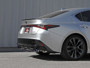Lexus IS350 Performance Exhaust - aFe - Axle-Back, Blue Tip - Blue - `14-`22