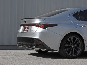 Lexus IS350 Performance Exhaust - Rear - aFe - Axle-Back, Takeda - Polished - `14-`23