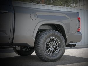 Toyota Tundra Performance Exhaust - Rear Side-Exit - aFe - Vulcan Series Cat-Back - Black - `22-`25