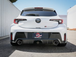 Toyota GR Corolla Performance Exhaust - aFe - Gemini XV Cat Back - Polished - `23-`24
