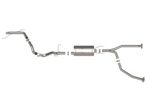 Toyota Sequoia Performance Exhaust - aFe - Vulcan Series 2-1/2 IN to 3 IN Stainless Steel Cat-Back - `23-`24