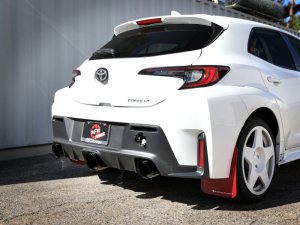 Toyota GR Corolla Performance Exhaust - aFe - Gemini XV Cat Back with Cut-Out - Black - `23-`24