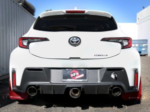 Toyota GR Corolla Performance Exhaust - aFe - Cat Back Gemini XV - Polished - `23-`25