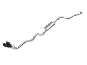 Toyota Tacoma Performance Exhaust - aFe - Vulcan Series 2.5-3in 304 SS Steel Cat-Back Exhaust - Black - `24-`25