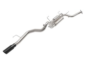 Toyota Land Cruiser Performance Exhaust - aFe - Vulcan Series Cat-Back - Black - `24-`25
