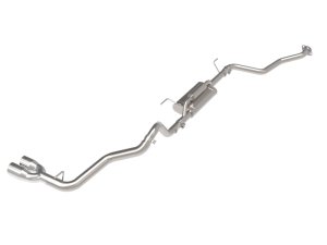 Toyota Tacoma Performance Exhaust - Rear - aFe - Vulcan Series 2.5in to 3in Cat-Back - Polished - `24-`25