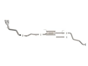 Toyota Tacoma Performance Exhaust - Rear - aFe - Vulcan Series 2.5in to 3in Cat-Back - Polished - `24-`25
