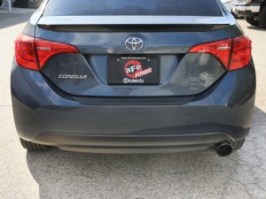 Toyota Corolla Performance Exhaust - aFe - Axle Back, 2.5in 304SS - Black - `14-`19