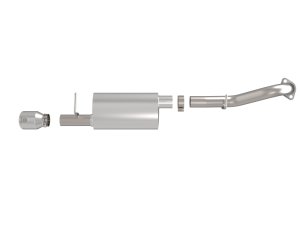 Toyota Corolla Performance Exhaust - aFe - Axle Back, 2.5in 304SS - Polished - `14-`19