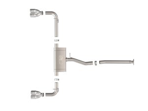 Lexus NX250 Performance Exhaust - aFe - SS-304 Cat-Back with Polished Tips - `22-`25