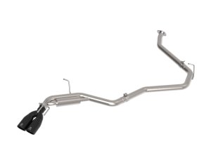 Toyota Camry Performance Exhaust - aFe - Cat Back, Takeda SS - Black - `25-`26