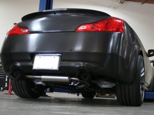 Infiniti G37 Performance Exhaust - aFe - Cat Back - Black - `08-`13