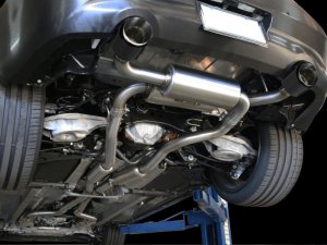 Infiniti Q60 Performance Exhaust - aFe - Cat Back - Carbon Fiber - `14-`15