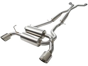 Infiniti Q60 Performance Exhaust - aFe - Cat Back - Polished - `14-`15 Infiniti Q60 Performance Exhaust - aFe - Cat Back - Polished - `14-`15