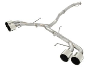Nissan GTR Performance Exhaust - aFe - Cat Back - Polished - `09-`14