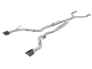 Infiniti Q60 Performance Exhaust - aFe - Cat Back - Carbon Fiber - `17-`22 Infiniti Q60 Performance Exhaust - aFe - Cat Back - Carbon Fiber - `17-`22