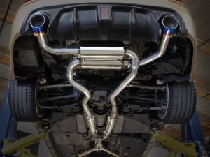 Infiniti Q50 Performance Exhaust - aFe - Takeda Cat-Back - Polished - `14-`15