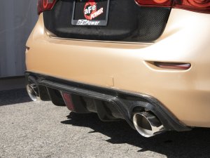 Infiniti Q50 Performance Exhaust - aFe - Takeda Cat-Back - Polished - `14-`15