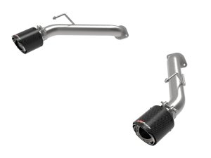 Nissan Z Performance Exhaust - Rear - aFe - Axle Back, Stainless Steel, Carbon Fiber Tip - `23-`25