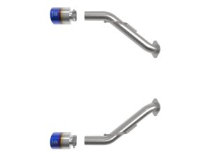 Nissan Z Performance Exhaust - aFe - Takeda Axle-Back - Blue Flame - `23-`25