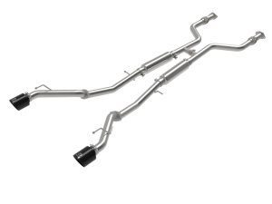 Nissan Z Performance Exhaust - aFe - Takeda Cat Back - Black - 2023+
