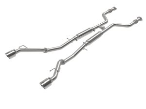 Nissan Z Performance Exhaust - aFe - Cat Back, Takeda, Dual Polished Tips - Polished - `23-`25