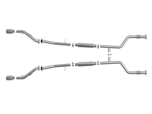 Nissan Z Performance Exhaust - aFe - Cat Back, Takeda, Dual Polished Tips - Polished - `23-`25