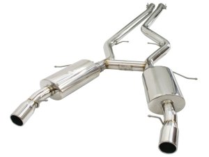 BMW 335i Performance Exhaust - aFe - Cat Back, Mach Force XP, Dual 3.5 in. Polished Tips - `07-`09