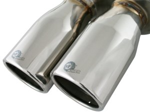 BMW M3 Performance Exhaust - aFe - Cat Back, MACHForce XP, Quad Tips - Polished - `08-`13
