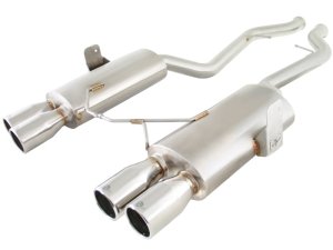 BMW M3 Performance Exhaust - aFe - Cat Back, MACHForce XP, Quad Tips - Polished - `08-`13