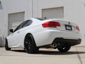 BMW 3 Series Performance Exhaust - aFe - Cat Back, MACH Force XP, Stainless Steel, Dual Polished Tips - Polished - `07-`13