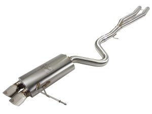 BMW 3 Series Performance Exhaust - aFe - Cat Back, MACH Force XP, Stainless Steel, Dual Polished Tips - Polished - `07-`13