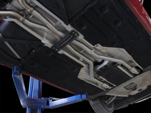 BMW M3 Performance Exhaust - aFe - MACH Force-Xp Cat-Back X-Pipe, 2.5 in 304 Stainless, w/ High-Flow Cats & Resonators - `08-`13