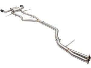 BMW 335i Performance Exhaust - aFe - Cat Back, Mach Force XP - Black - `11-`13