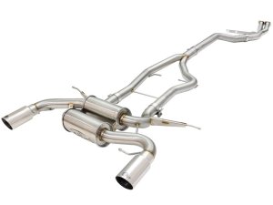 BMW 335i Performance Exhaust - aFe - Cat Back, MACH Force XP, Dual 3.5 in. Polished Tips - Polish - `11-`13 BMW 335i Performance Exhaust - aFe - Cat Back, MACH Force XP, Dual 3.5 in. Polished Tips - Polish - `11-`13