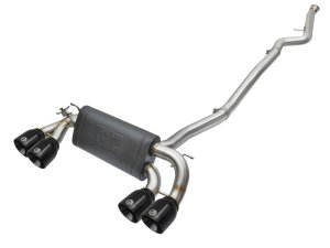BMW M2 Performance Exhaust - aFe - Mach Force-Xp Cat-Back Exhaust System - Black - `16-`18